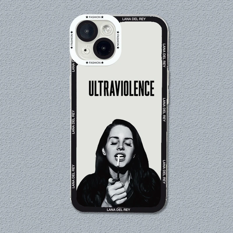 For Xiaomi Redmi Note 13 12 Pro Plus 12S 11S 11 10S 10 Singer Lana Del Rey Poster Soft Clear Phone Covers For Redmi 12 13C Case