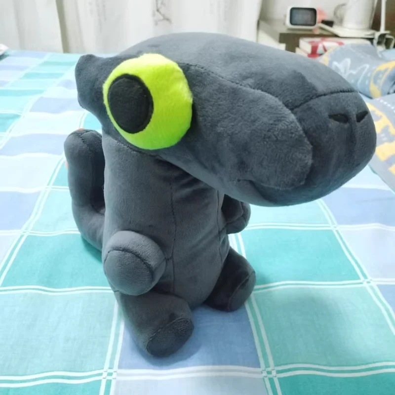 25 centimetri Nuovo Drago Danzante Nero Peluche Giocattolo Senza Denti Danza Peluche Ripiene Animali Morbidi Bambole Del Fumetto Peluche Regalo Per I Bambini