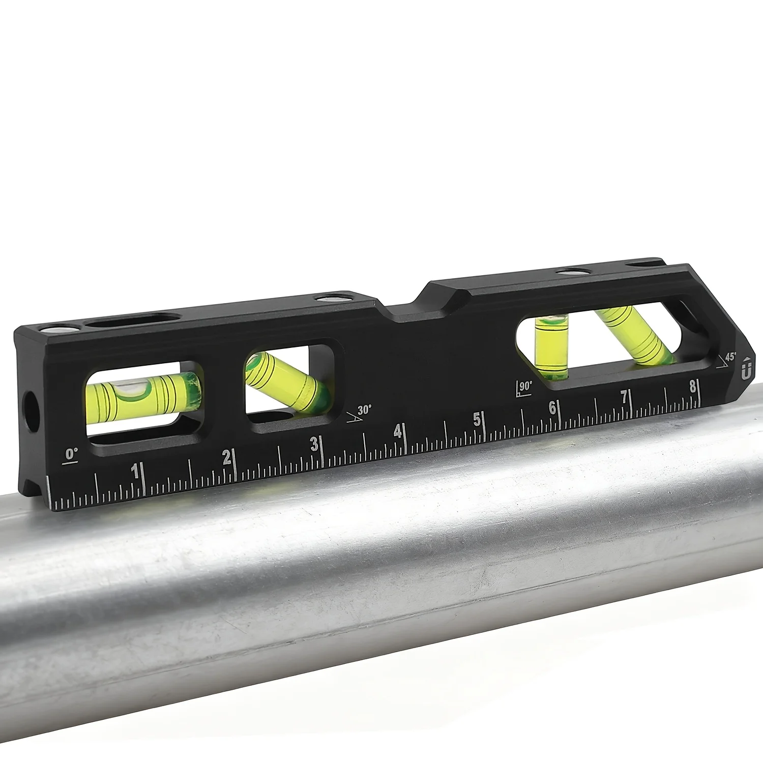 

Профессиональная магнитная линейка уровня, 1 шт., алюминиевая конструкция с V-образным пазом, для 0 ° /90 ° /45 ° /30 ° Измерительный инструмент для маркировки