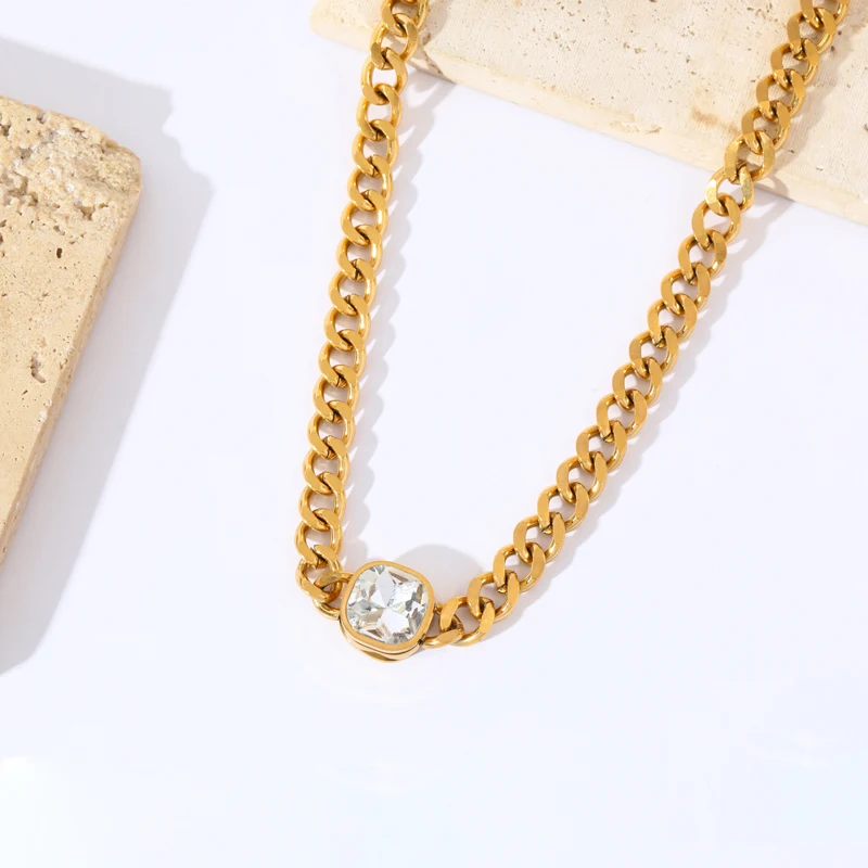 EILIECK 316L Edelstahl Goldfarbene Kugel-Perlenkette für Damen, Modischer Trend-Halsschmuck, Wasserdichter Schmuck, Geschenk-Halskette – Detail 16