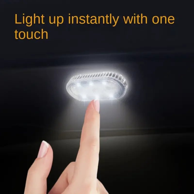  ضوء قبة السيارة الداخلي - مصباح قراءة LED بمستشعر لمس الإصبع مع شحن USB #2