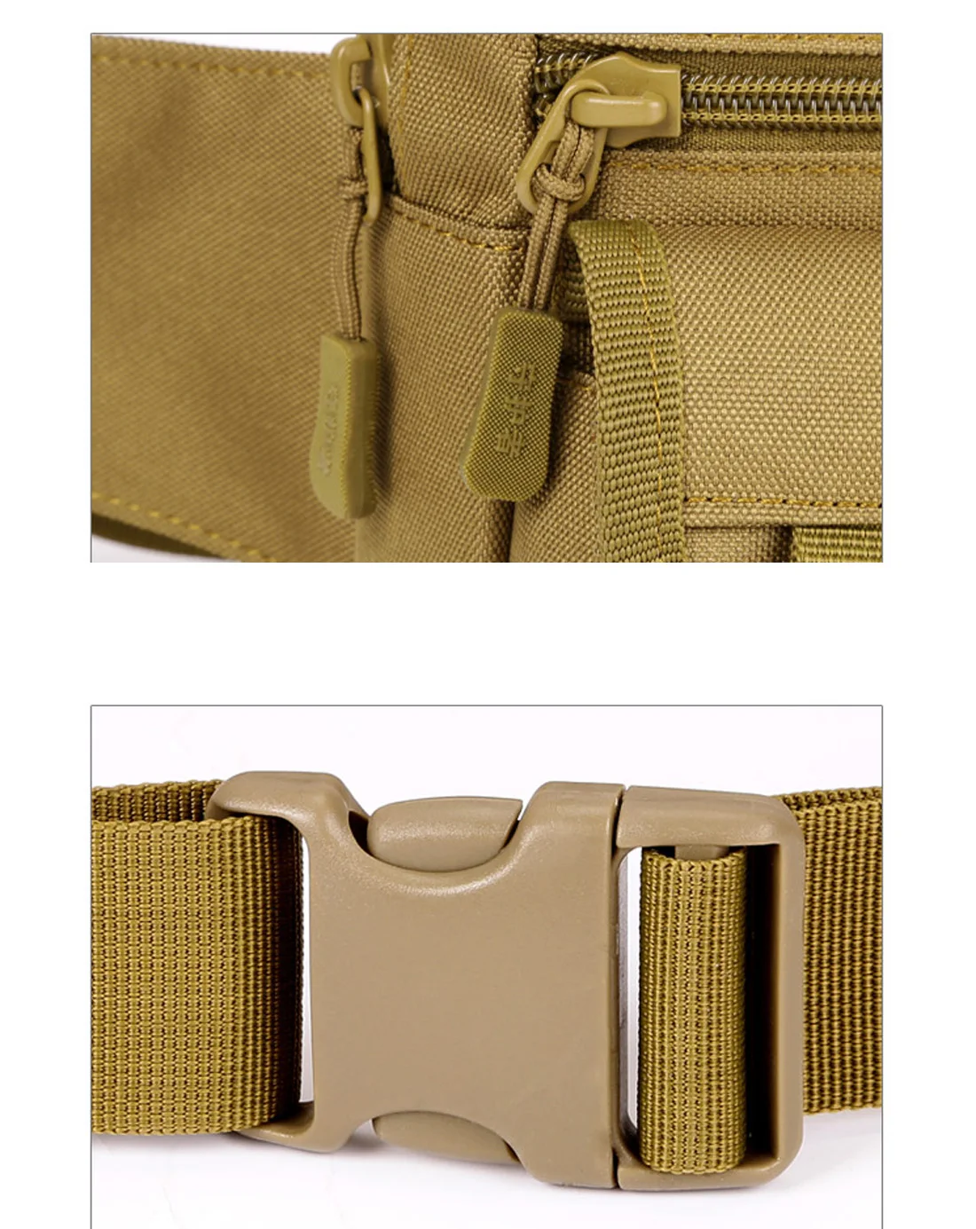 Männer Taille Fanny Pack Taschen Taktische Militärische Camping Reise Wandern Wasser Flasche Klettern Outdoor Sport Klettern Bum Hüfte Gürtel Tasche – Detail 29