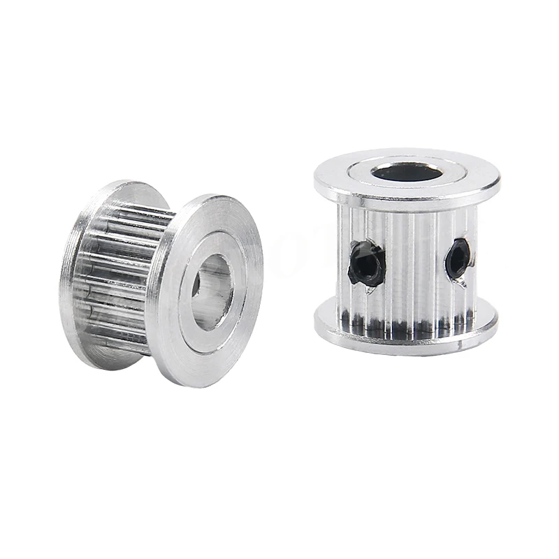 2GT GT2 Aluminum Timing Belt Idler Pulley 16T 20T Teeth Tooth 3mm 4mm 5mm 6mm Bore For 3D Printer 6mm 10mm Width Timing Belt - Image 5