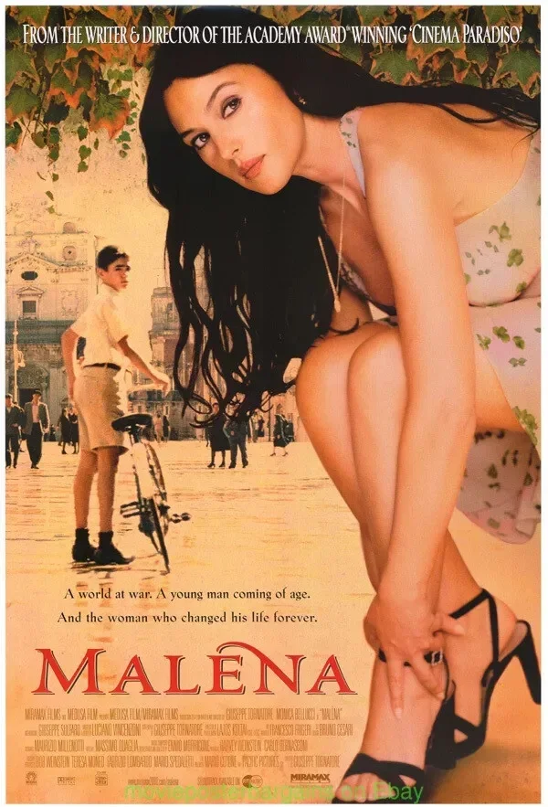 POSTER DE PELÍCULA MALENA Original MONICA BELLUCCl Girl de la Matrix Reloaded
