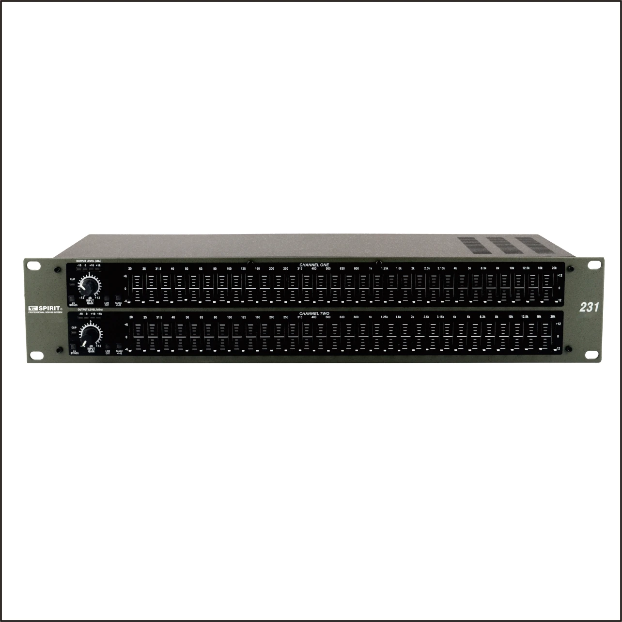 Good Sales High Quality Dual Channel 31 Band Graphic Equalizer With RF Filtered Inputs and Outputs