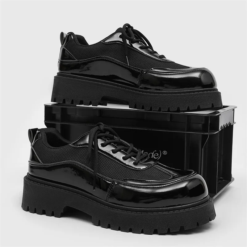 

Fashionable versatile men's new spring autumn casual comfortable low top men's shoes thick sole elegant simple formal shoes 2026