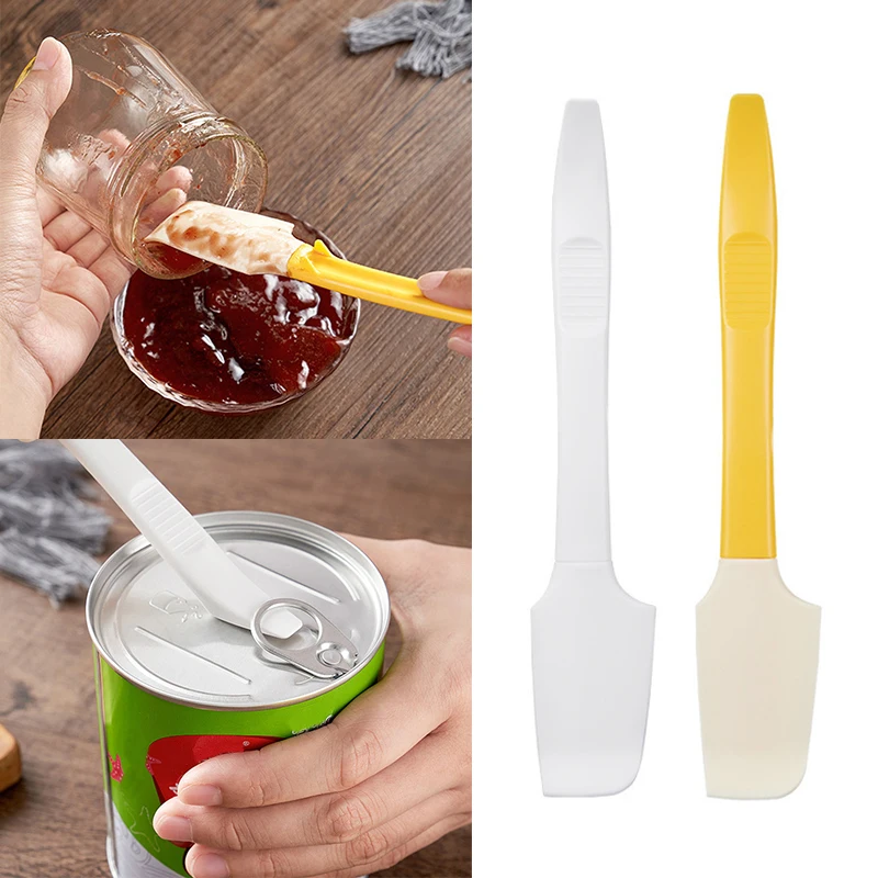 Baking Silicone Mixing Spatula Multi-functional Openable Can Easy-To-Use Can Jam Spread Knife Breakfast Toast Spread Butter Tool