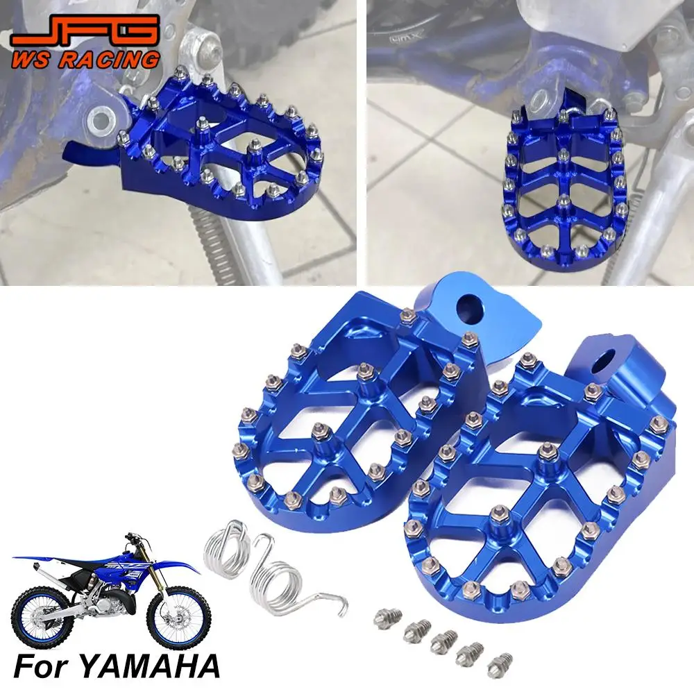 Motorcycle CNC Foot Pegs Rests Footpegs Footrests For Yamaha YZ65 YZ85 YZ125 YZ250 YZ 65 85 125 250 250F 125X 450F WR 250F 450F