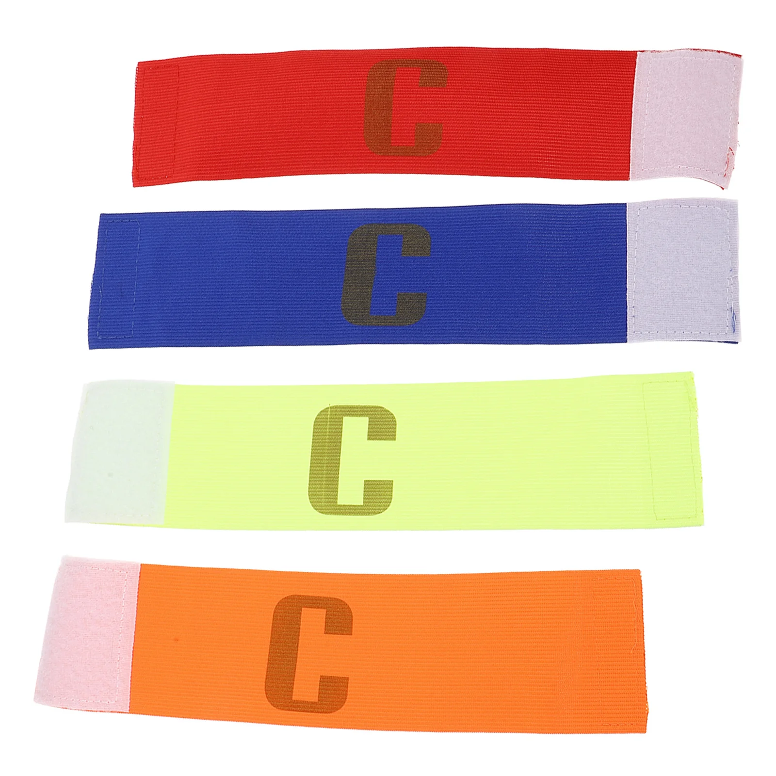 4 قطعة شارة كابتن كرة القدم فريق كرة القدم علامة الفرقة مقاومة للاهتراء شارات رياضية متينة لكرة السلة والبيسبول والهوكي