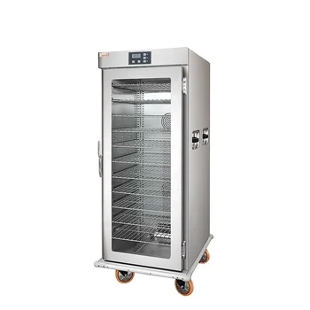 

Commercial Thermal Dining Car with Glass Door Commercial Proofer Fermentation Cabinet Food Holding Cabinet 201/304promote sales
