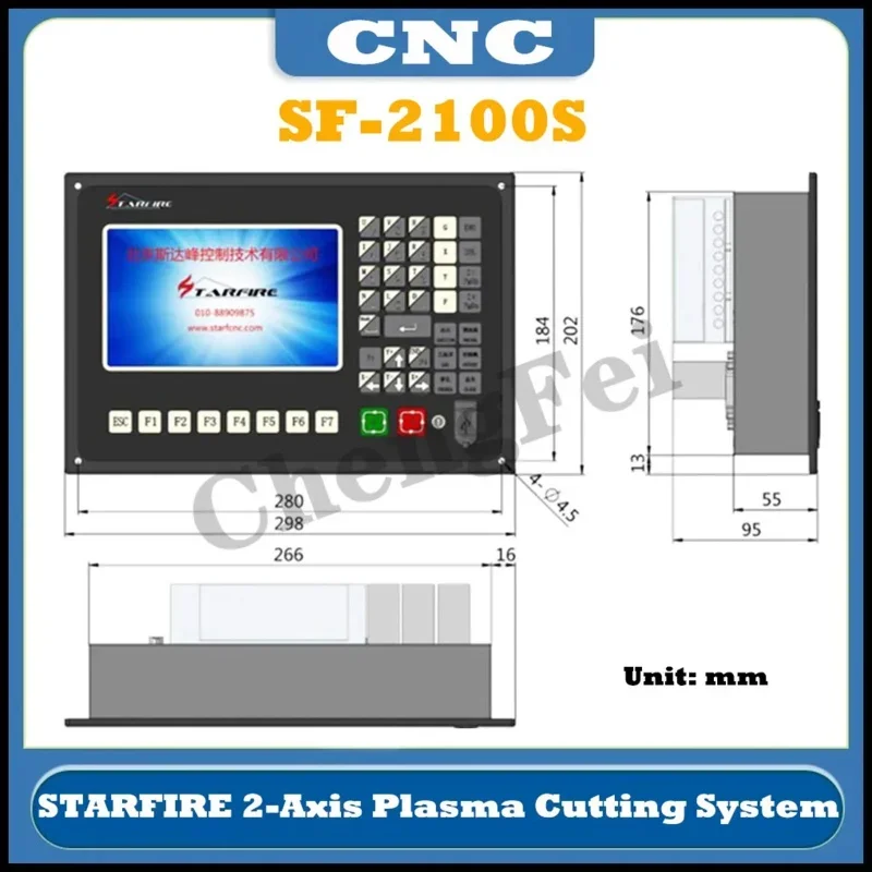 STARFIRE 2Axis SF-2100S CNC Plane Plasma Flame Cutting Machine System Controller Cyclmotion