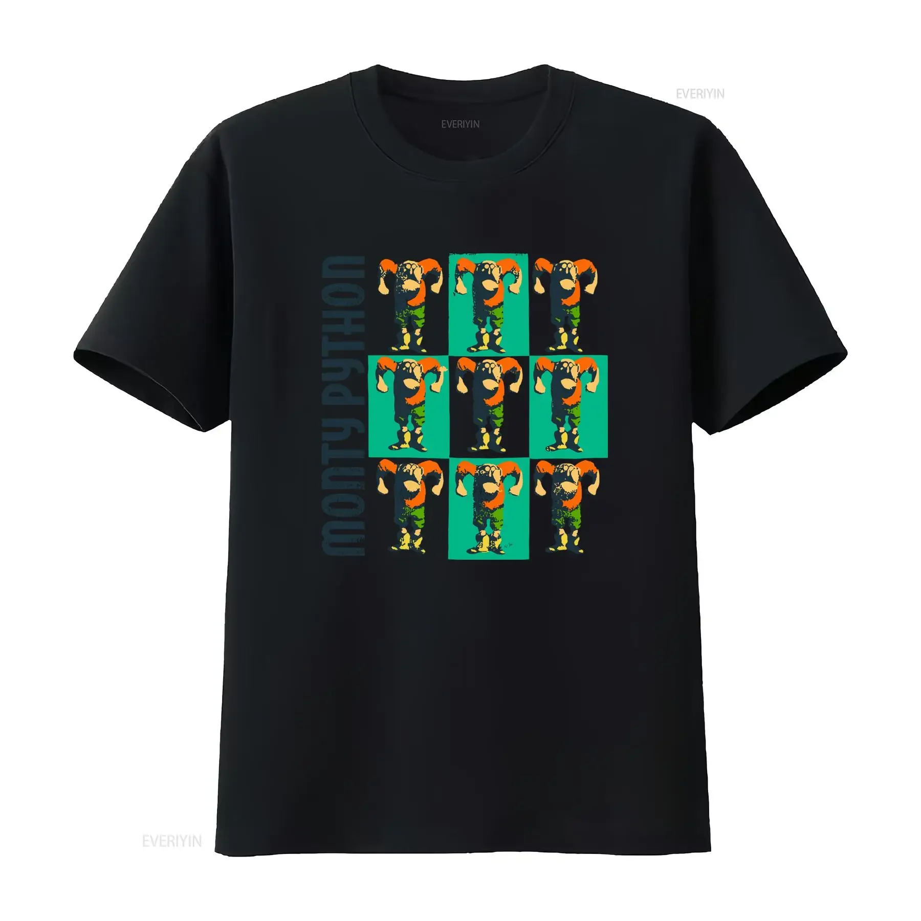 Monty Python Gumbys Y2K Terry Gilliam 2009 T Shirt vintage Washed Casual Unisex Slightly streetwear Soft Breathable graphic