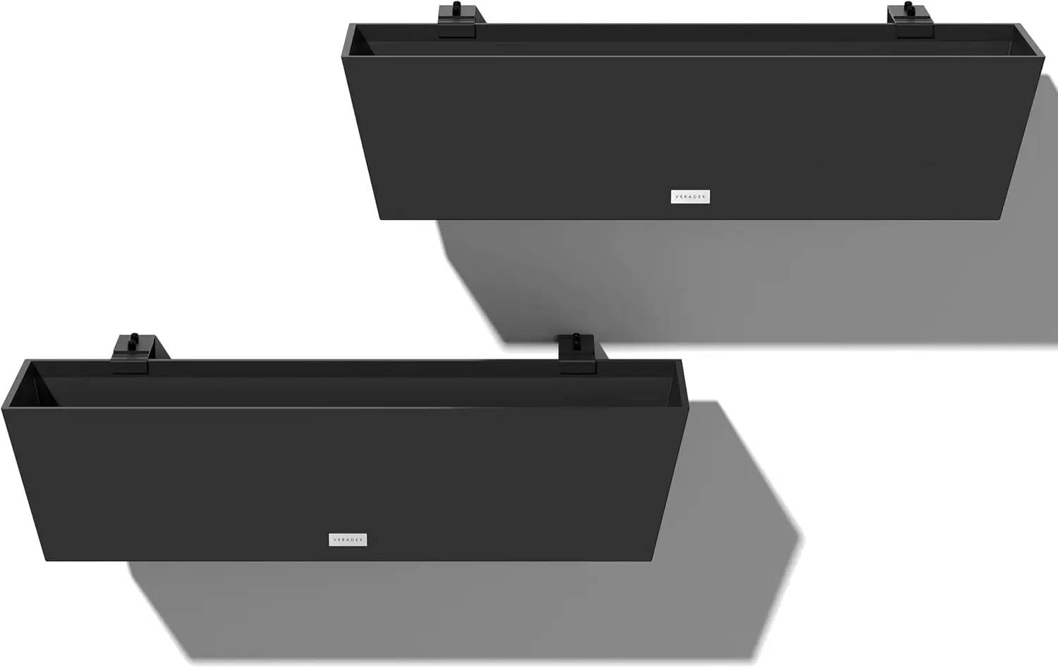 

Подвесное кашпо Veradek Pure Series - пластиковое кашпо для балкона/забора на открытом воздухе | Прочная конструкция для использования в любых погодных условиях с регулировкой