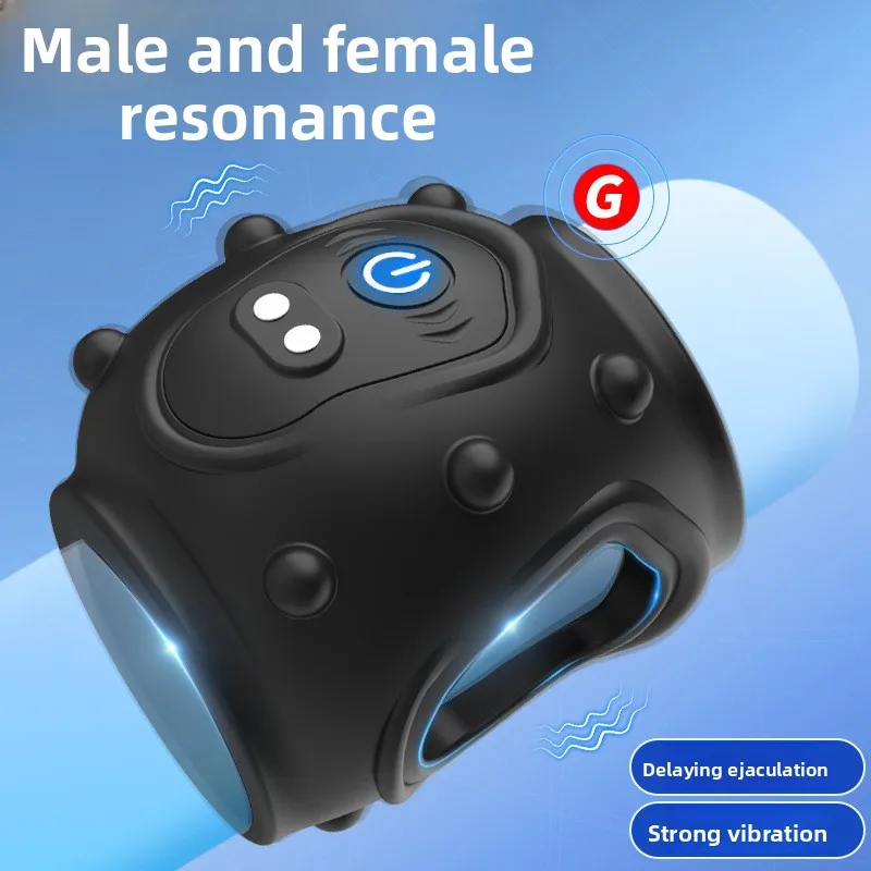 حلقة القضيب هزاز القضيب موسع للزوجين G بقعة تحفيز تهتز خاتم الديك تأخير القذف لعبة الجنس للرجال الكبار