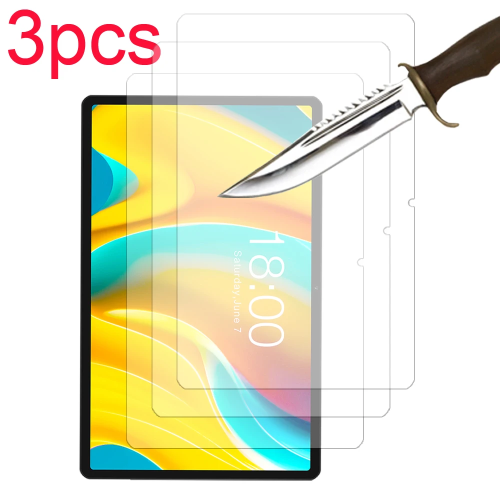 

3PCS Glass screen protector for Teclast T40 T50 pro plus P25T P26T M40SE M40 air plus P40HD P30S P30HD P20S protective film