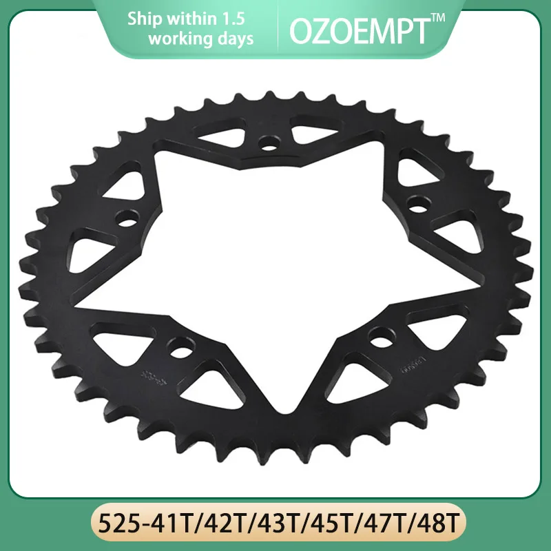 OZOEMPT（525-41T/42T/43T/45T/47T/48T）Motorcycle Rear Sprockets For Su/zu-ki GSX-S750 15-16 Ka/wa/sa-ki KLV1000  04-06