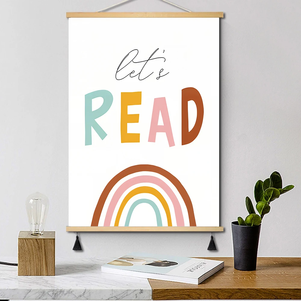 ديكور الفصول الدراسية، ديكور الفصول الدراسية بوهو، ملصقات القراءة ديكور الزاوية للفصول الدراسية بوهو، ديكور المكتبة، جدار Ar #3