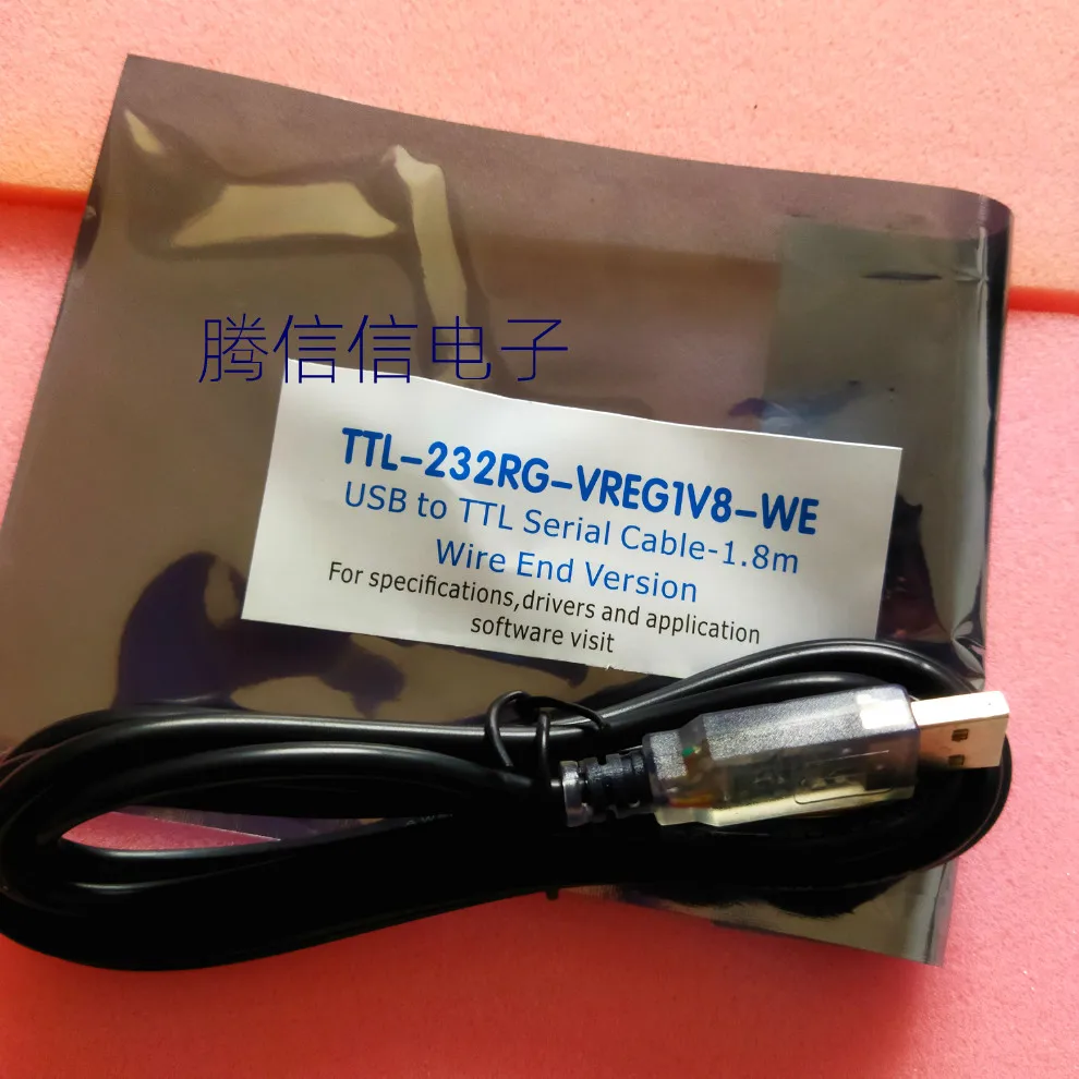 

TTL-232RG-VREG1V8-WE USB для UART ire End, 1,8 V, No LE