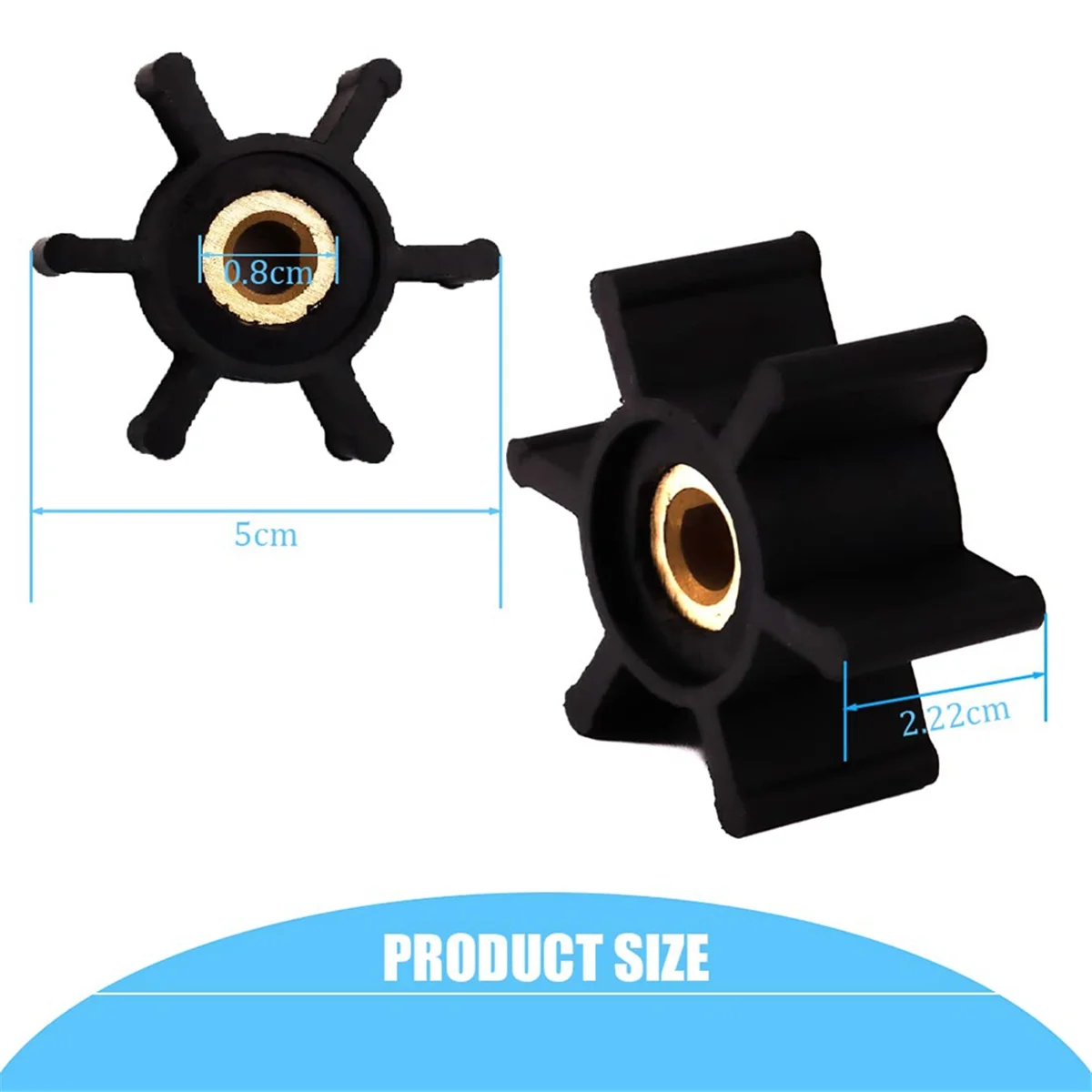 Imagem -02 - Impulsor de Núcleo de Latão com Kit de O-ring Compatível com Bombas de Transferência Milwaukee M18 49162771