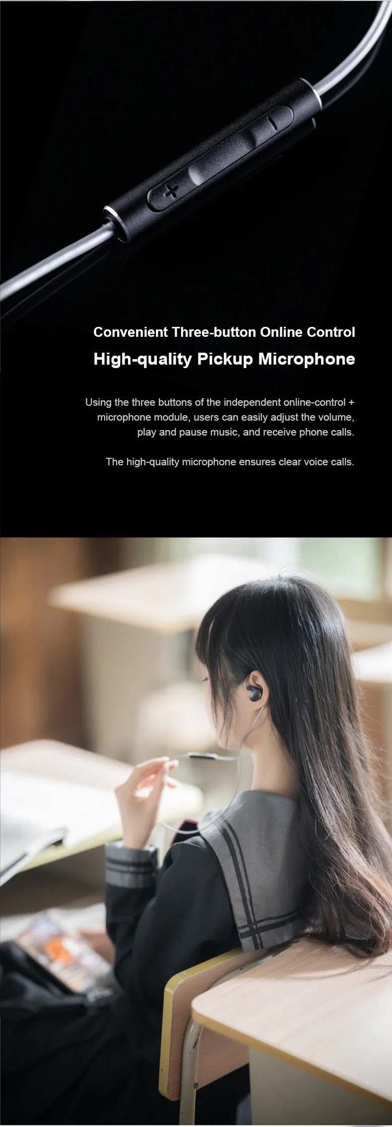 MOONDROP CHU II DSP-Kopfhörer mit Hochleistungs-Dynamiktreiber, USB-C In-Ear-Monitore, TYPE-C mit Mikrofon-Ohrhörer – Detail 7