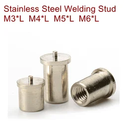 Stainless Steel welding Stud M3 M4 M5 M6 standoff screws soldering pin PCB LED SMT thread connector