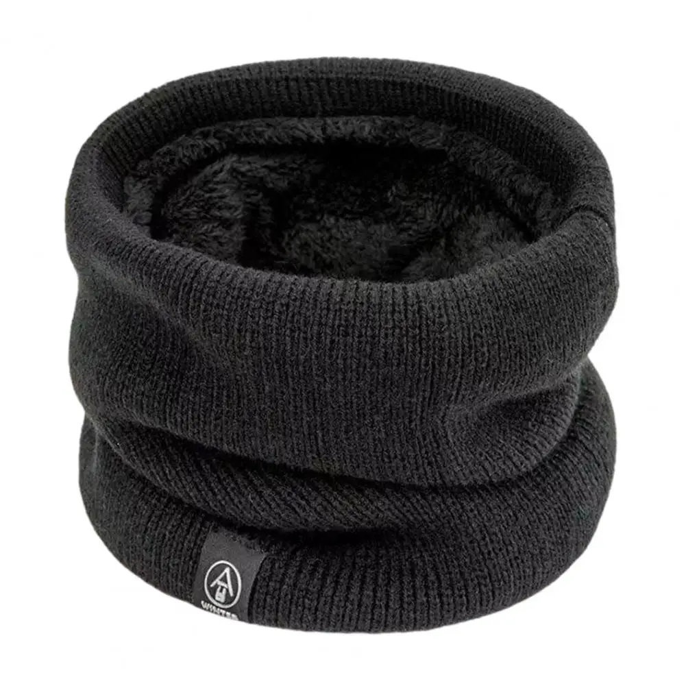 

Men Women Neck Gaiter Winter Thickened Plush Lining Elastic Cold Weather Neck Scarf Outdoor Indoor Versatile Accessory