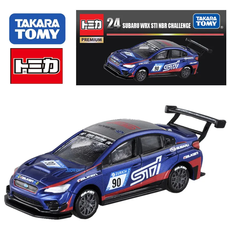 

Модель спортивного гоночного автомобиля TAKARA TOMY Tomica Subaru WRX, миниатюрная модель автомобиля из литого сплава, детская игрушка для мальчиков, Рождественский подарок