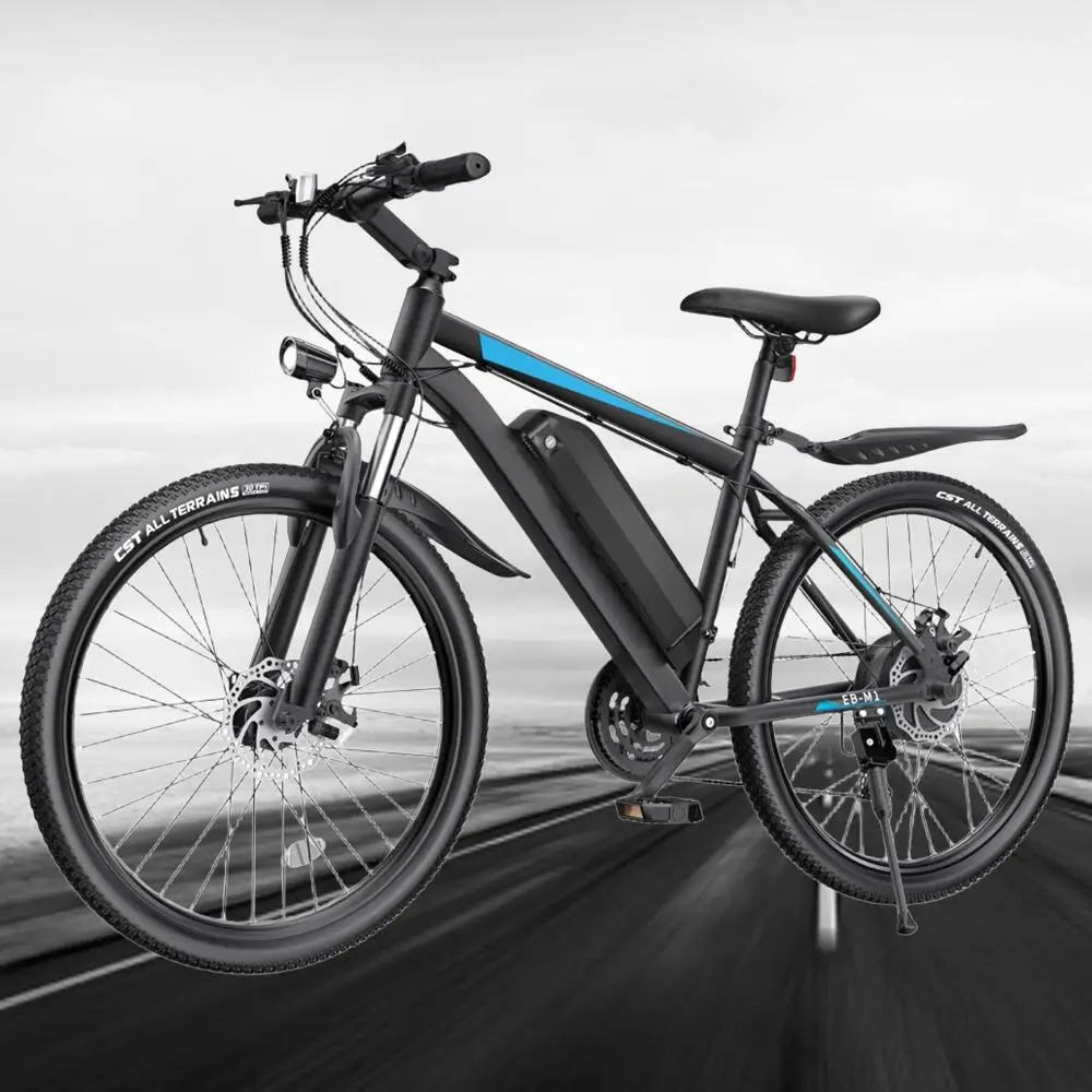 

26" 24" Electric Motorcycles Mountain Bike for Adults 36V 374Wh/468Wh Battery,500W Motor Bicycle, 21-Speed 30 Miles Range Ebikes