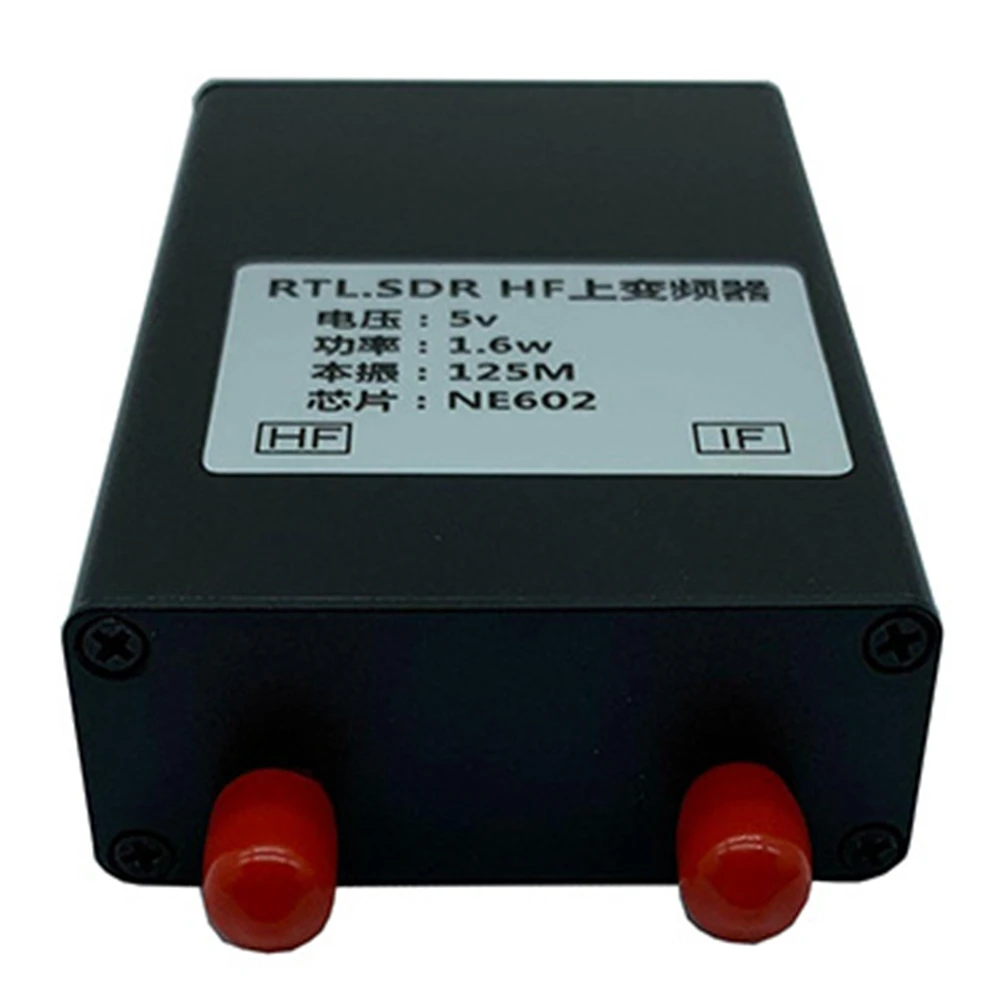 AS94-RTL-SDR Up Converter NE602 125MHZ 1.6W Up Converter 150K-30MHZ For RTL2383U RTL-SDR Receiver With Connection Cable