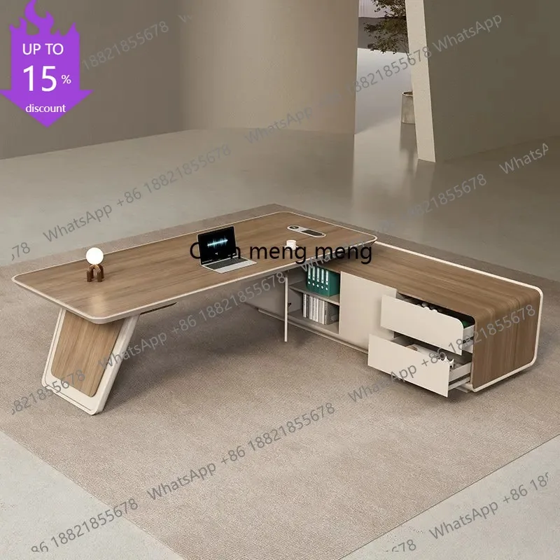 EE182 High end light luxury boss President Manager room offices office desks and workstations computer desk Room desks writing d