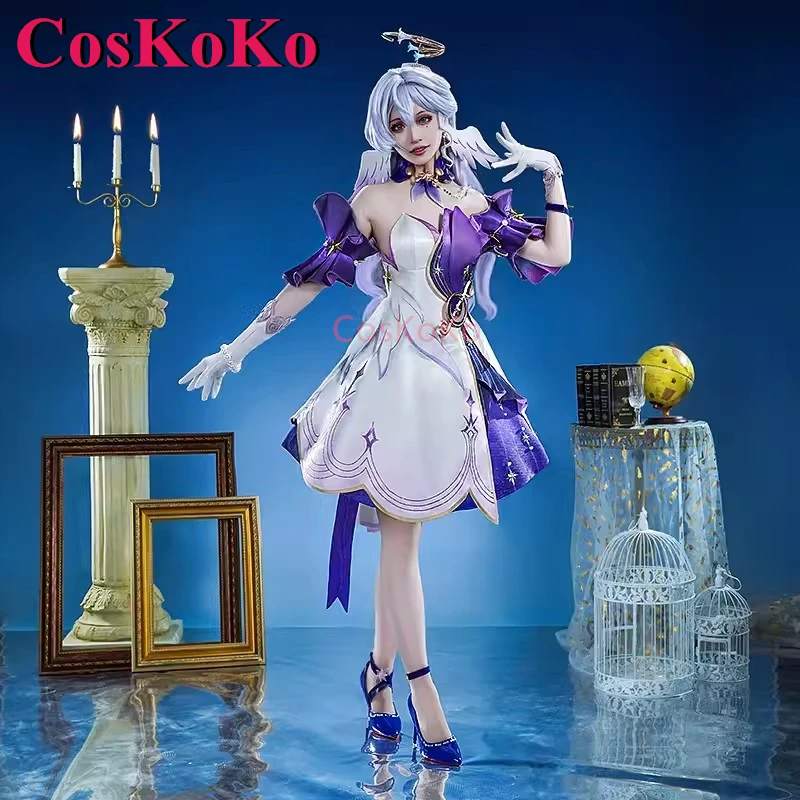 CosKoKo Robin Cosplay Game Honkai: Star Rail Costume Nifty Lovely Uniform Dress Full Set Halloween Party Role Play Clothing New