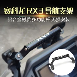 Motorcycles Accessories Mobile Phone Holder Stand Support GPS Navigation Plate Bracket FOR CYCLONE RX3 RX 3 Zs250gy-3