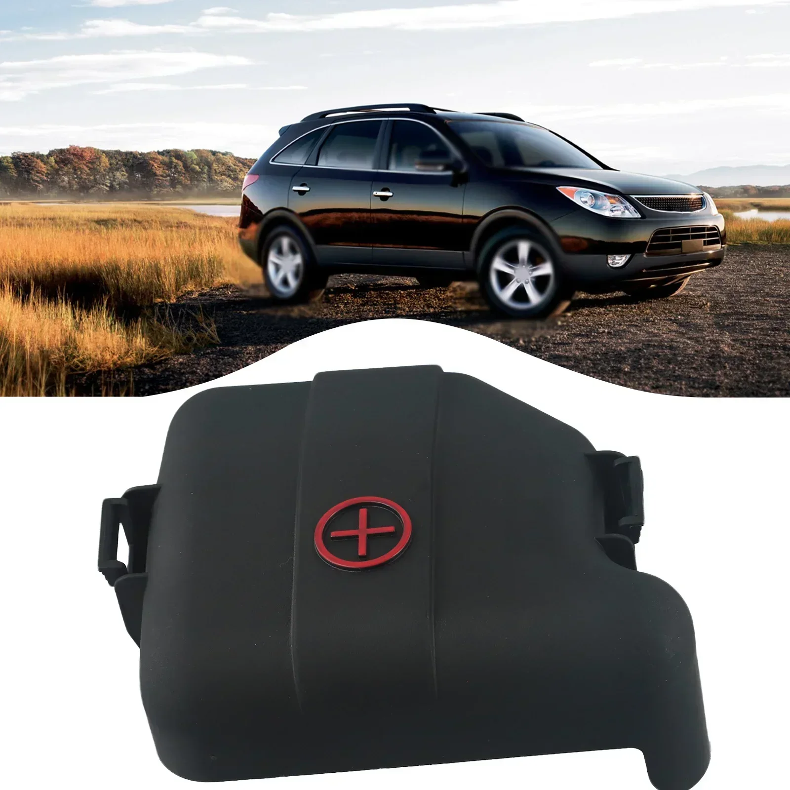 

1PCS Battery Tray Trim Cover 91971-3J290 For Hyundai For Veracruz For IX55 2007-2012 Direct Replacement Car Accessories