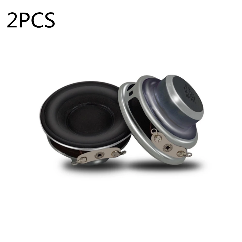 40MM Round Mini Loudspeaker Portable Audio Full Range 16 Core 4 Ohm 5 W DIY Sound Bluetooth-compatible Speaker Home Theater 2Pcs