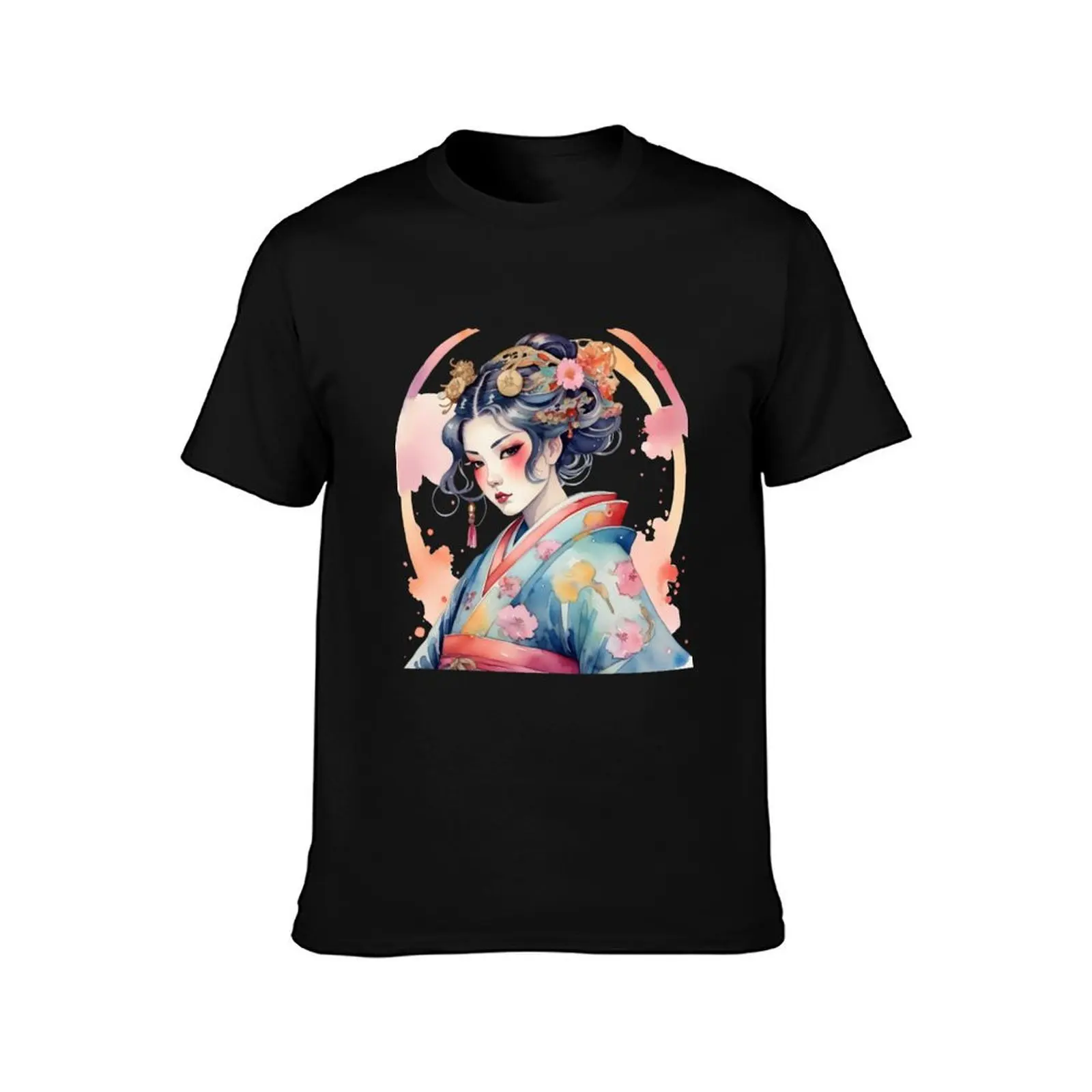 A colorful female Shogun T-Shirt Fashion Simple Casual Tee Shirt T-Shirt