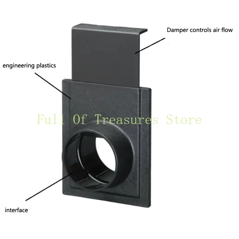 1PC 4 Inch Blast Gate for Dust Collector/Vacuum Fittings, Dust Collector Accessories