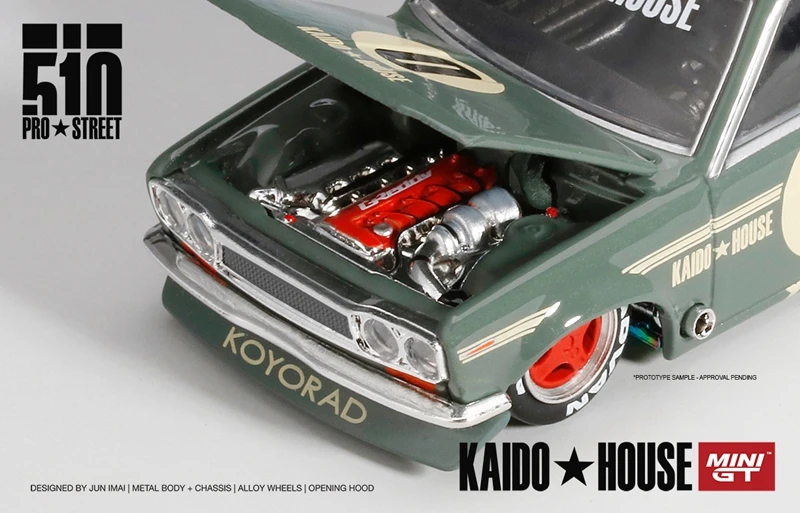 TSM KAIDO HOUSE MINIGT 1/64  Datsun 510 Diecast Model Car Kids Toys Gift