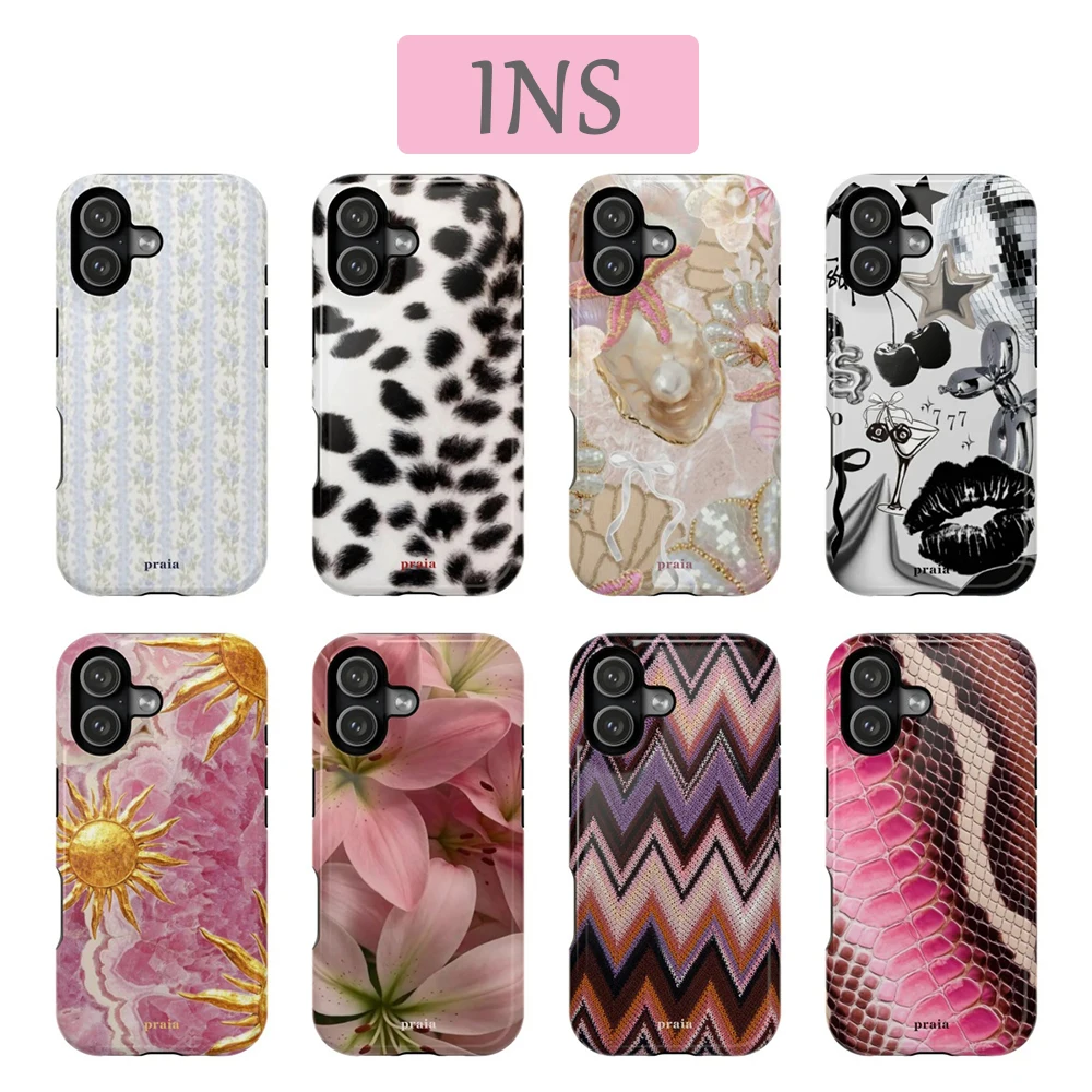 Xo Phone Accessories - Schwarz-Weiß Leoparden-Handyhülle für iPhone 17 16