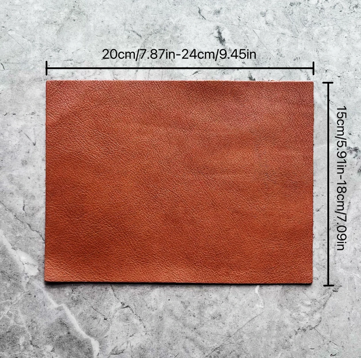 6-teiliges mehrfarbiges Ledermaterial aus Rindsleder, geeignet für DIY-Handarbeiten, handgefertigte Taschen und Dekorationen – Detail 2