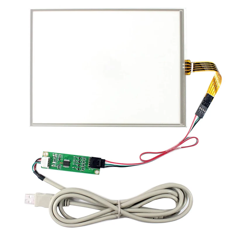 

8.4" 4 Wire Resistive Touch Sensor USB Controller for 8.4inch 800x600 LCD Panel Replacement