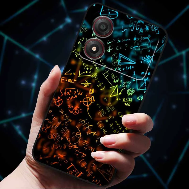 For ZTE Blade A34 4G Case Soft Silicone TPU Lovely Painted Back Cover for ZTE Blade A 34 Black Bumper for BladeA34 Protector Cat