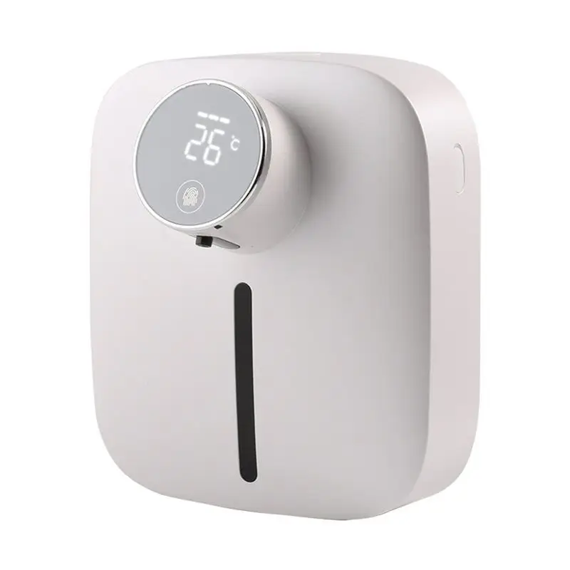 

~A61Z Infrared Sensor Digital Display Wall-Mounted Automatic Soap Dispenser Touchless Foam USB Rechargeable Multifunctional