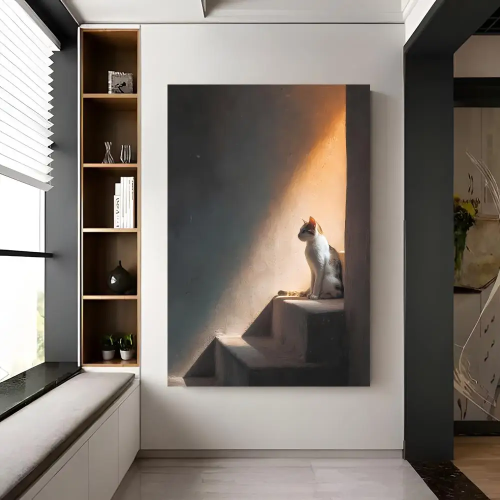 Cute Concept B-beautiful cat pictures Poster Modern Wall Decor Collection for Home Design