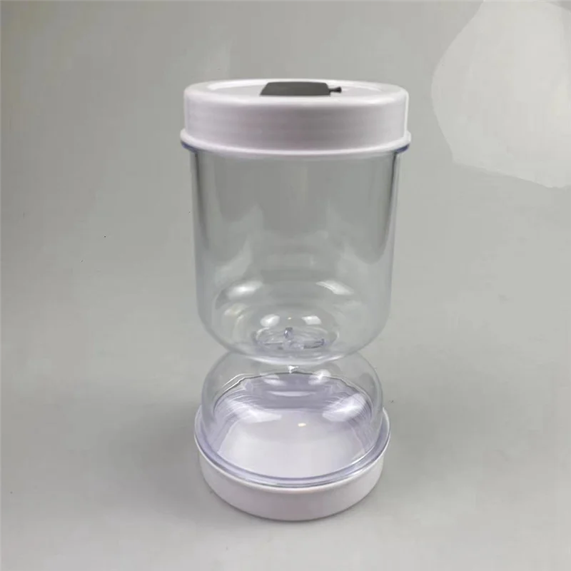 New Pickle and Olive Hourglass Jars - Pickle Jar with Strainer Flip Lid, Pickle Jar for Airtight Food Storage