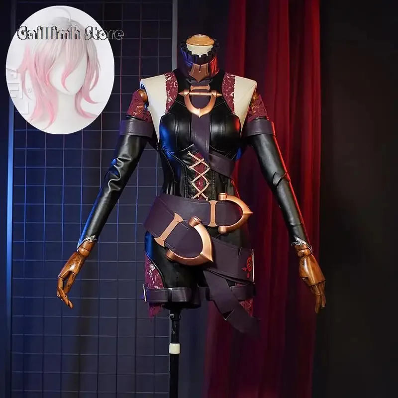 2025 لعبة LOL The Restrained Hunger Briar زي الهالوين المرأة مثير البدلة شعر مستعار تأثيري