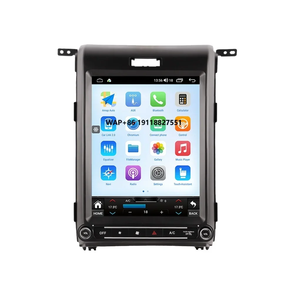 12.1 Inch  Style Android Car Radio for  Raptor F150 2008-2014 Car Navigation GPS Stereo Wireless CarPlay 4G WIFI