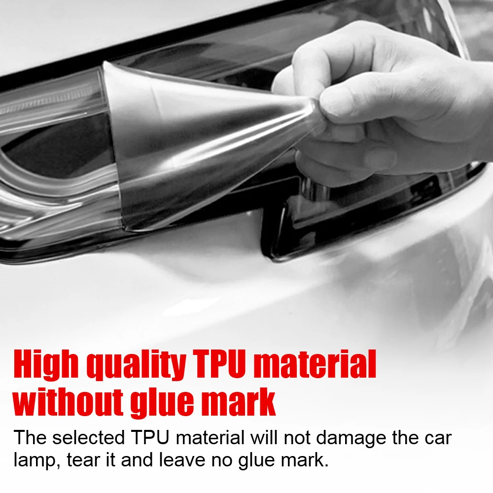 Changing Films Modification TPU Lamp Protector Film Set Protective Film Headlight Taillight Foglight 2pcs/4pcs For Tesla Model 3