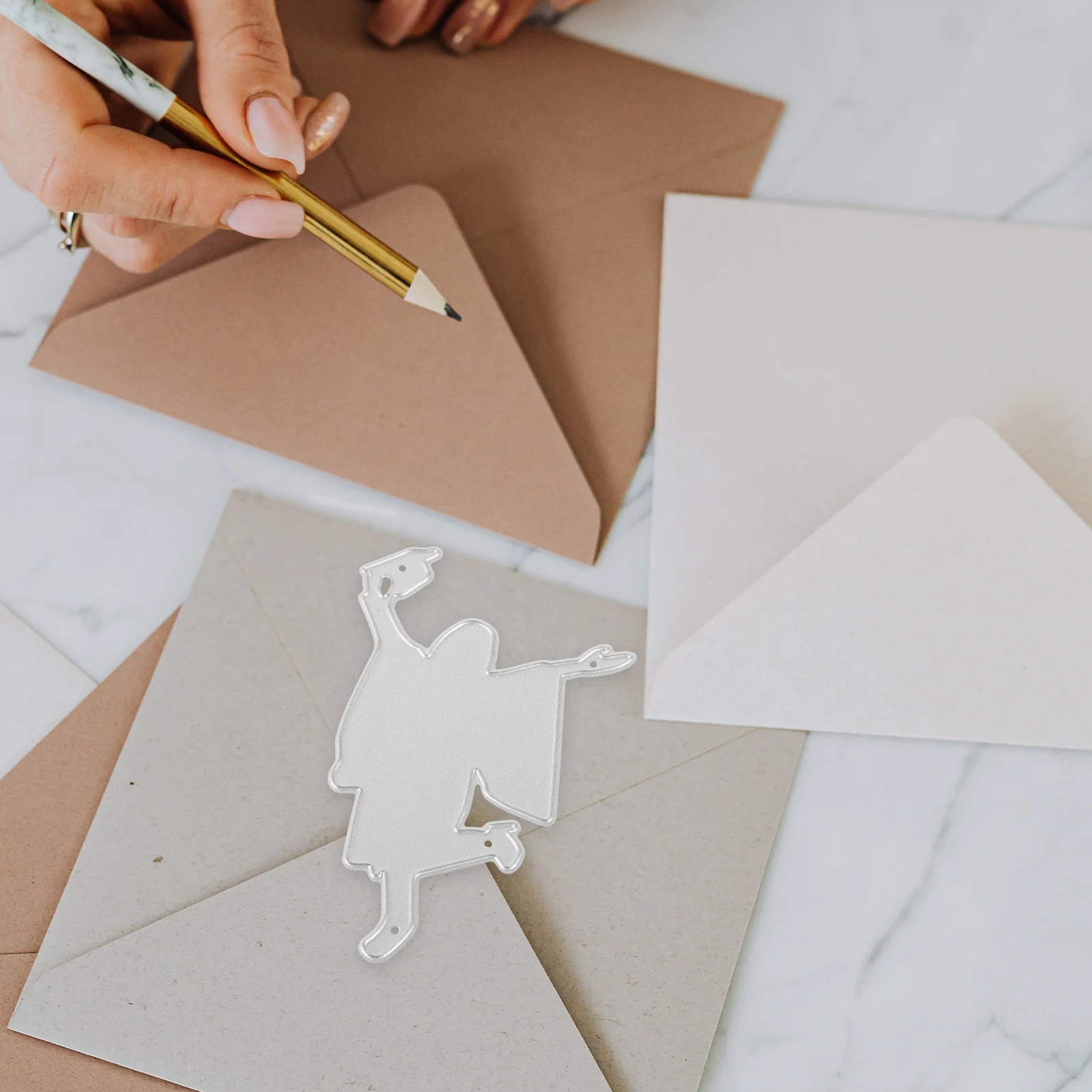 

Graduates Shape Cutting Die Scrapbooking Die-cuts Card Making Sturdy Carbon Steel Long Lasting Crafts Projects Photo Albums