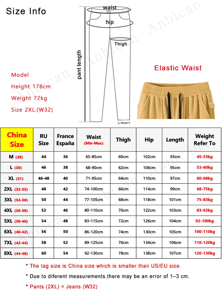 2022 New Autumn Winter Corduroy Sweatpants Men Baggy Joggers Fashion Streetwear Loose Casual Harem Pants Plus SIze 8XL