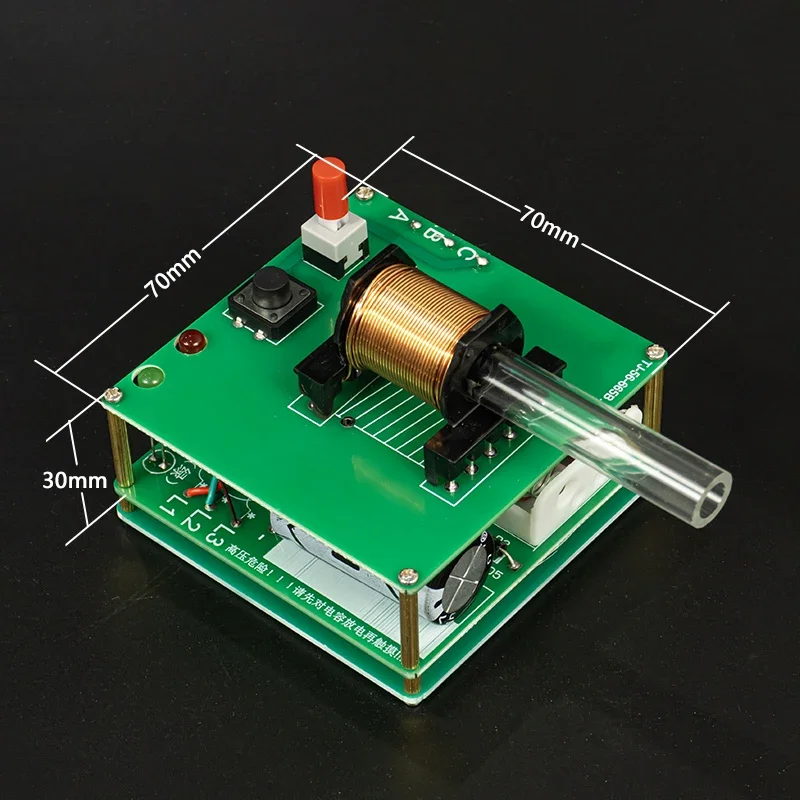 Cannone elettromagnetico elementare Kit fai da te modulo boost bobina Cannonball a lungo raggio circuito elettronico che produce parti sciolte